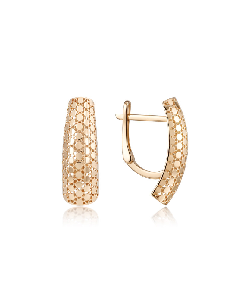 Gold earrings