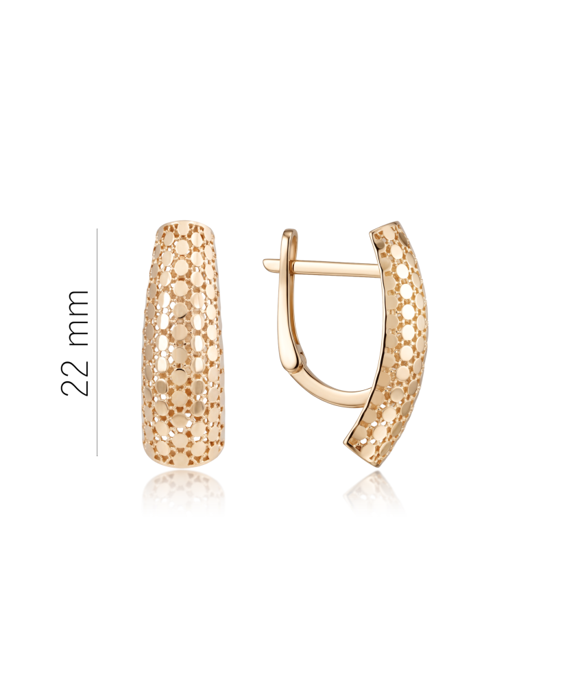 Gold earrings