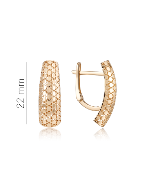 Gold earrings