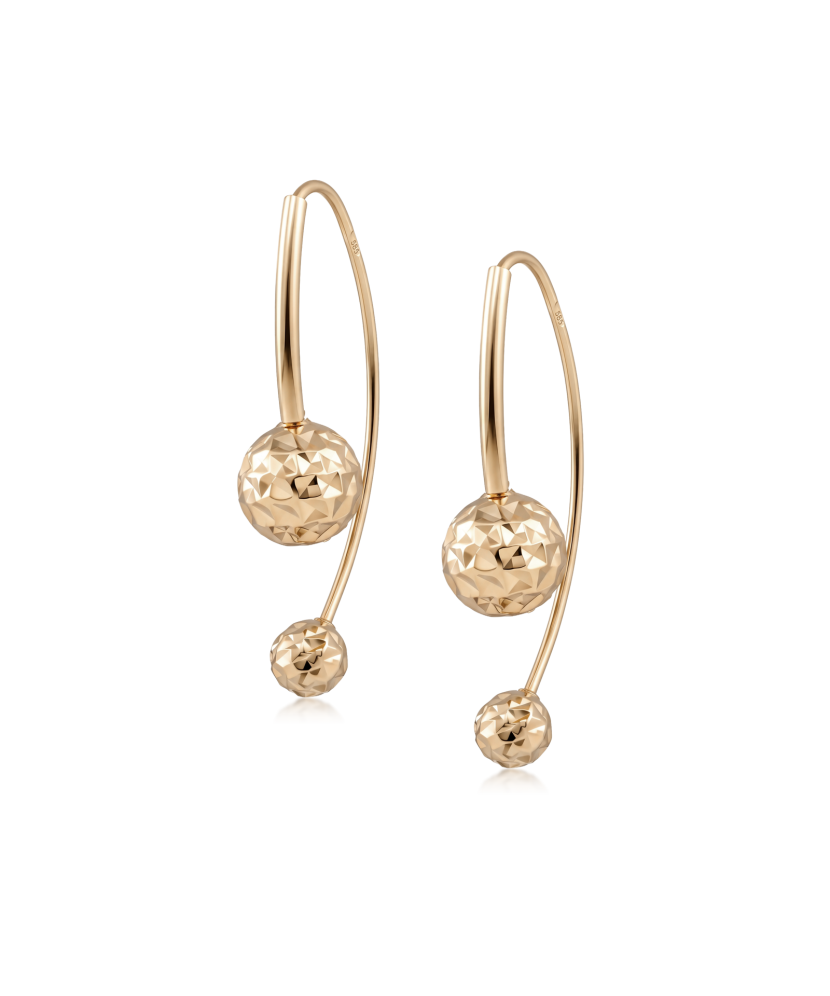 Gold earrings