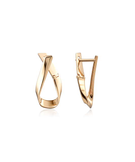 Gold earrings