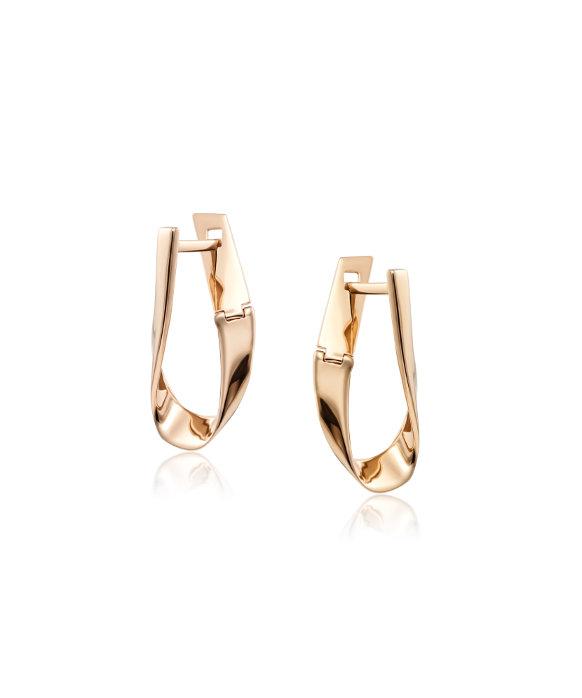 Gold earrings