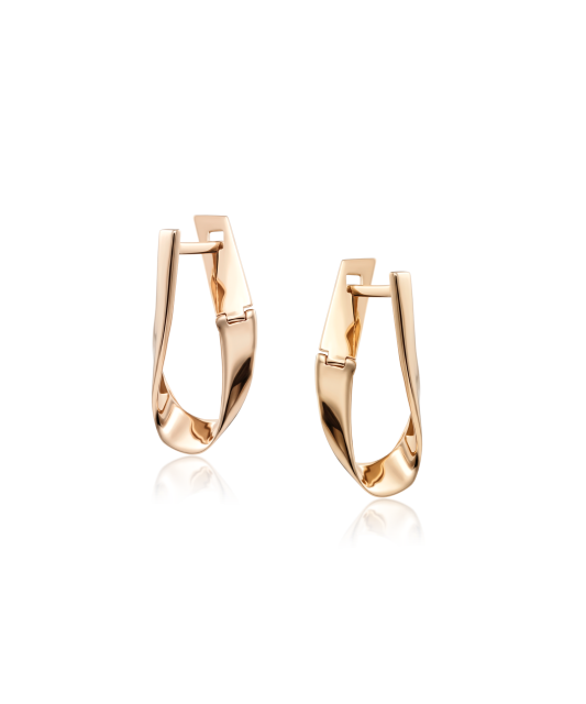 Gold earrings