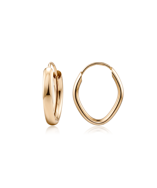 Gold earrings