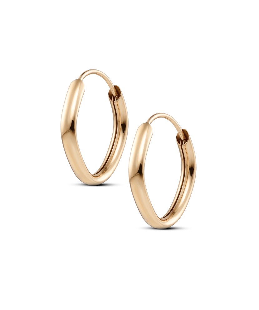 Gold earrings