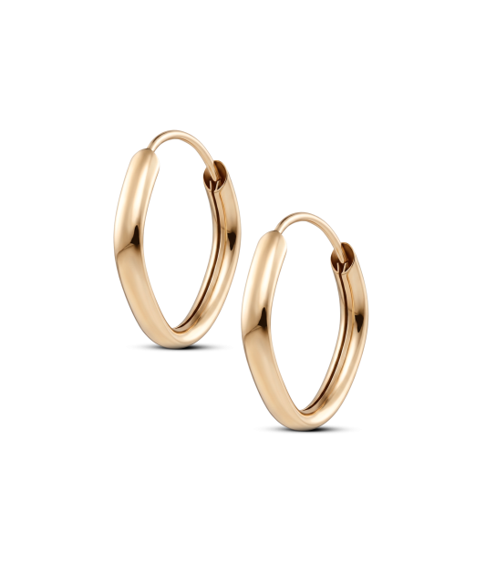 Gold earrings