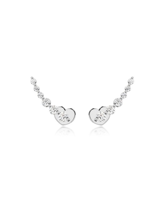 White Gold earrings with diamonds