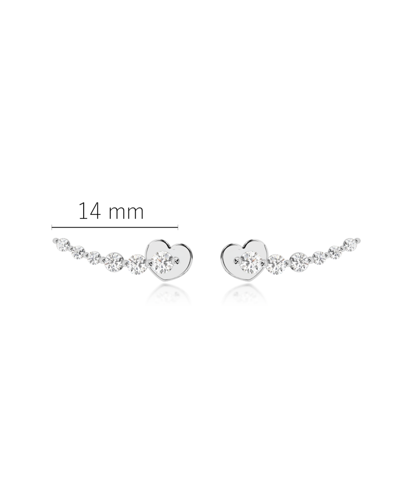 White Gold earrings with diamonds
