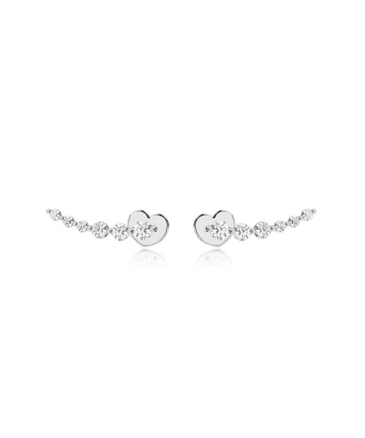 White Gold earrings with diamonds
