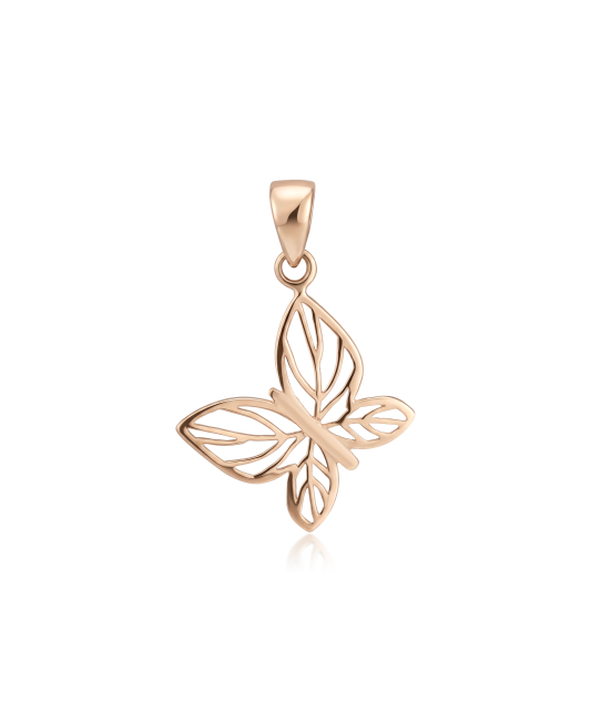 Gold pendant "butterfly"