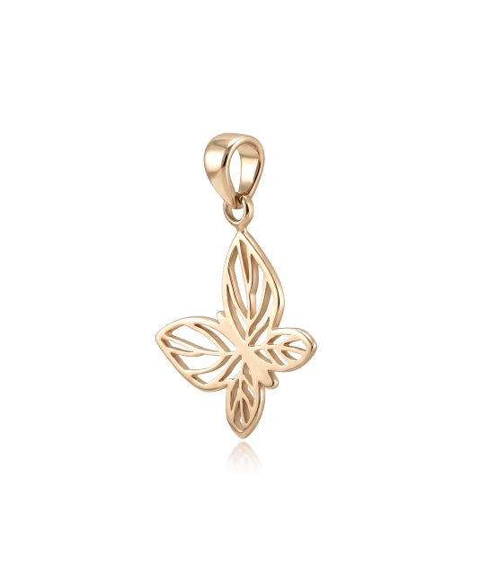 Gold pendant "butterfly"