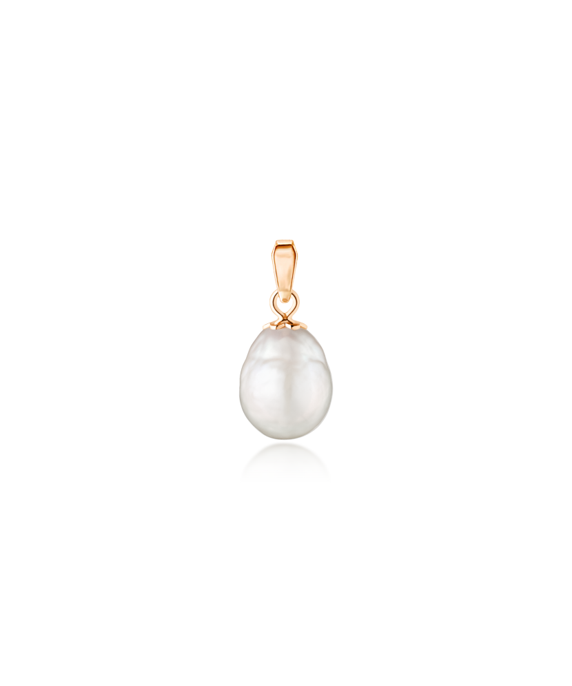 Gold pendant with Edison pearl