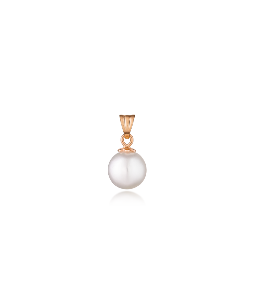 Gold pendant with Akoya pearl
