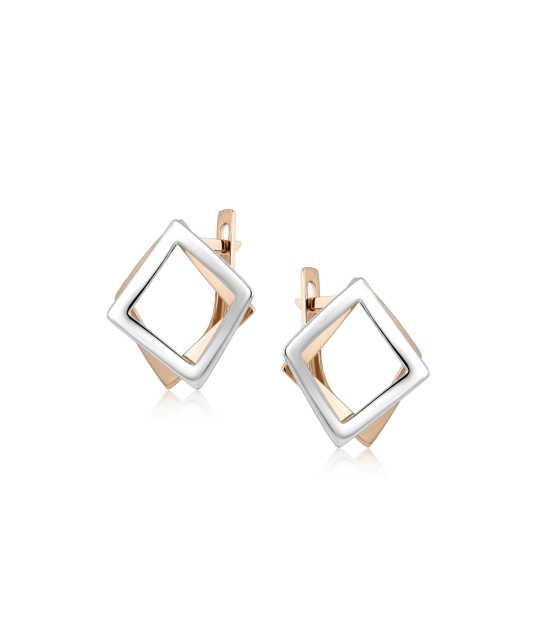 Gold earrings