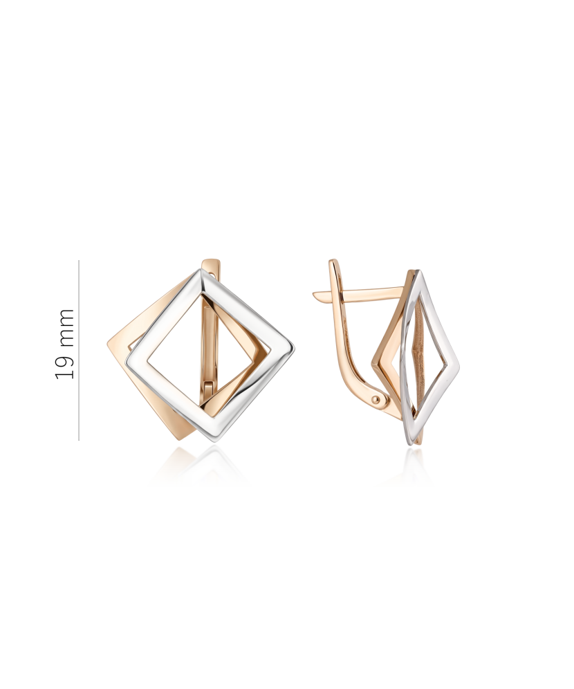 Gold earrings