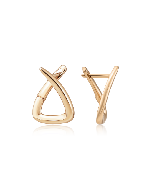 Gold earrings