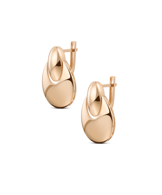 Gold earrings