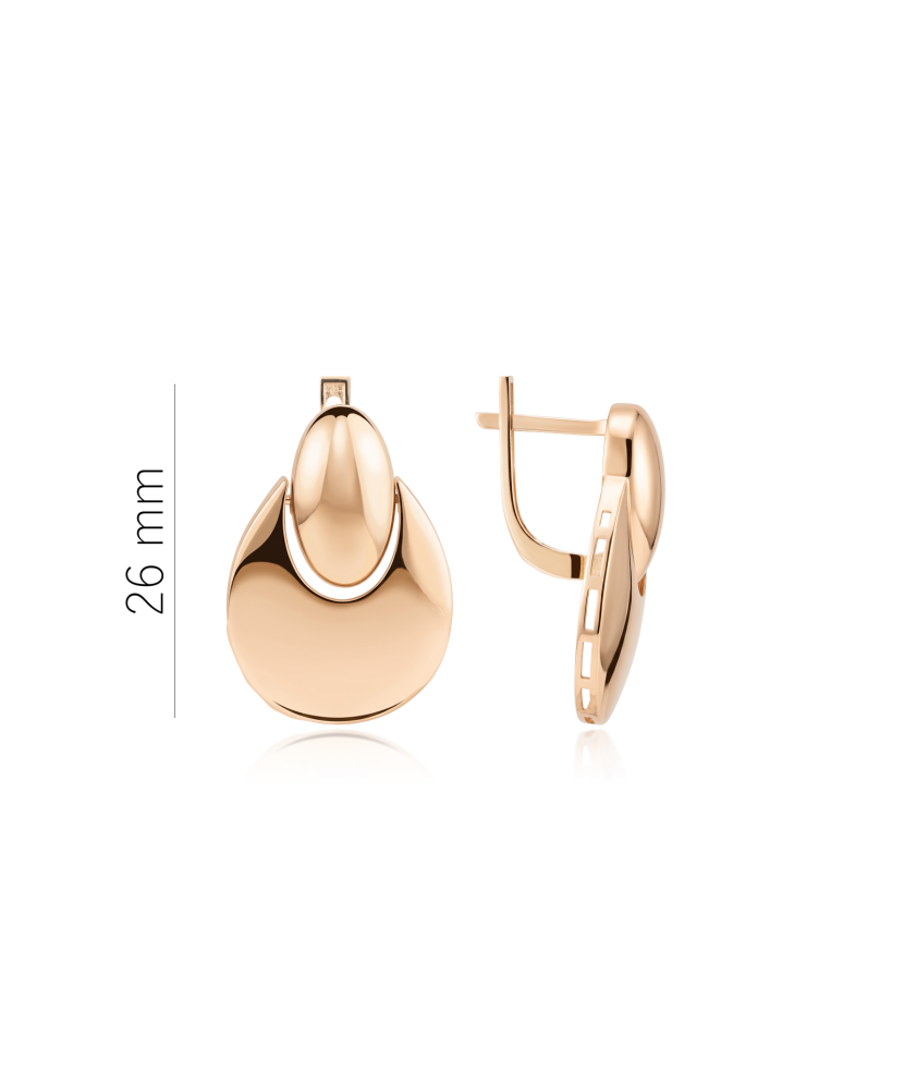 Gold earrings