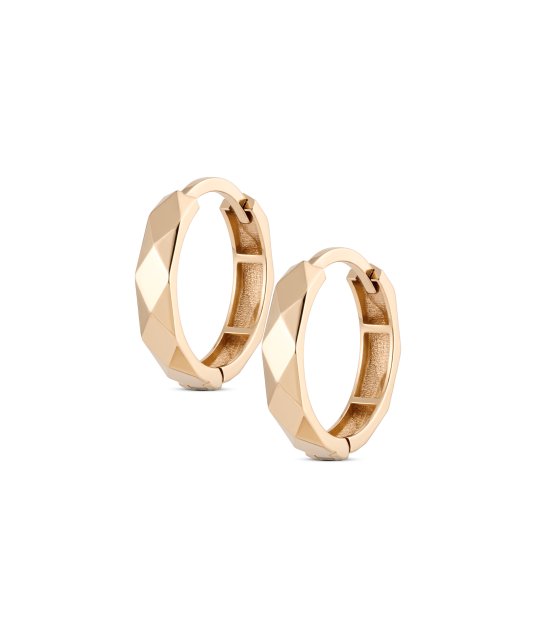 Gold earrings