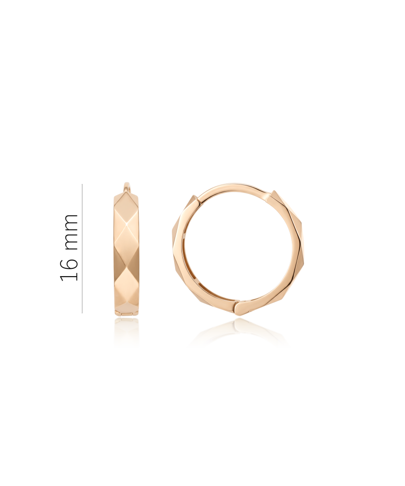 Gold earrings