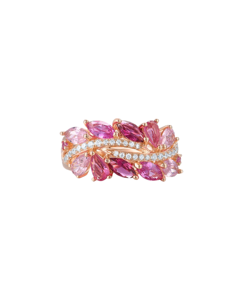 Sterling silver ring with zirconium