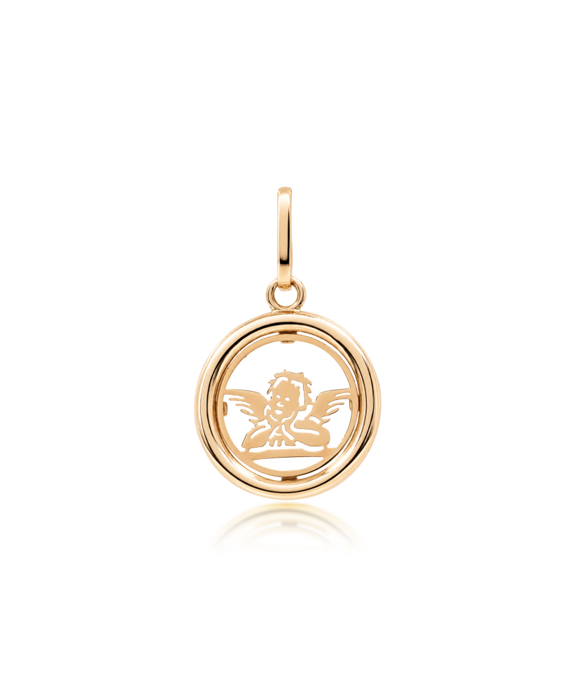 Gold pendant "angel"