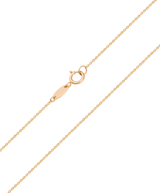 Gold chain "Anchor" 1mm