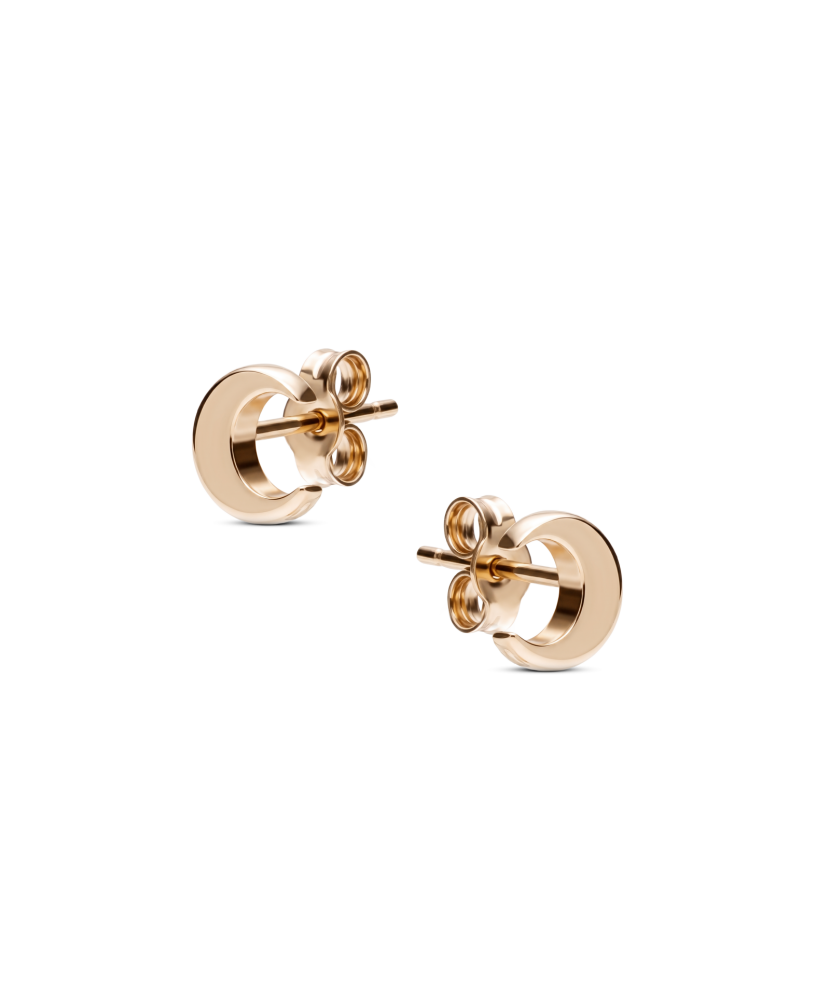 Gold earrings
