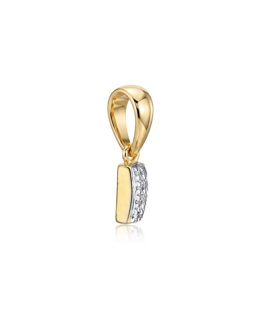 Yellow Gold pendant with diamonds