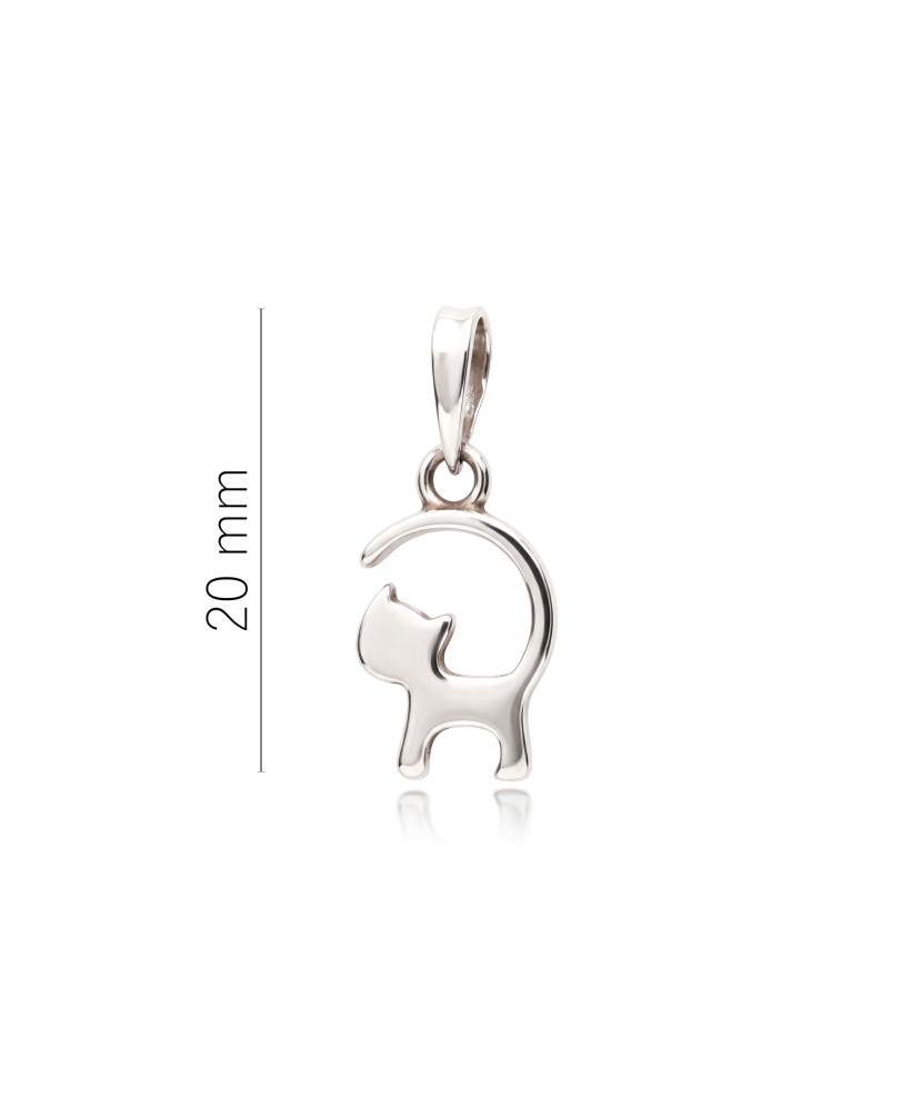 Silver pendant “Cat”