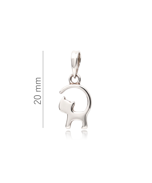 Silver pendant “Cat”