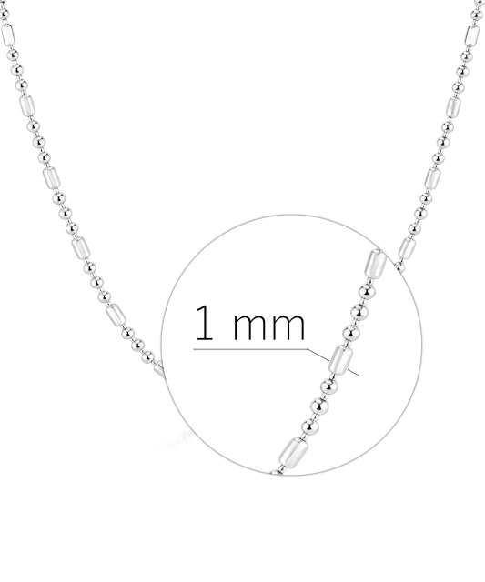 Sterling silver chain 1mm
