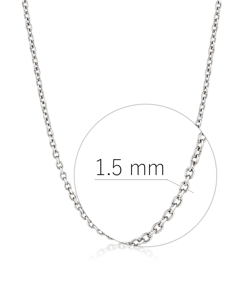 Sterling silver chain "Anchor" 1.5mm
