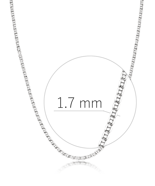 Silver “Marina” chain 1.7 mm