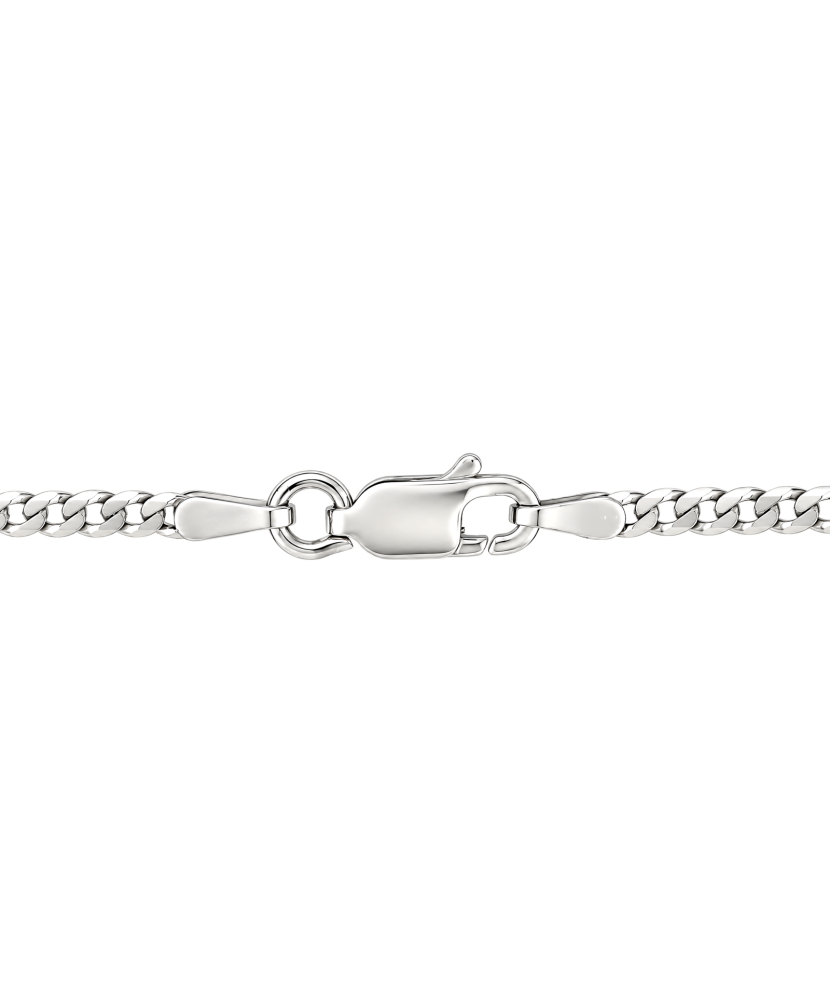 Silver “Curb” chain 2.2 mm