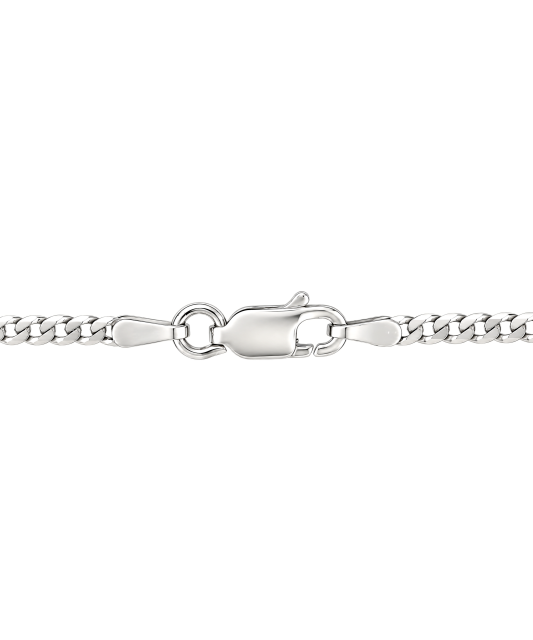 Silver “Curb” chain 2.2 mm