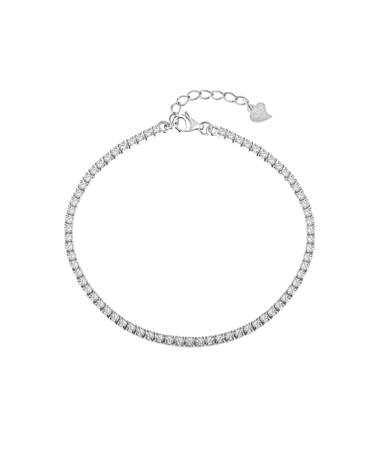 Sterling Silver bracelet with zircons