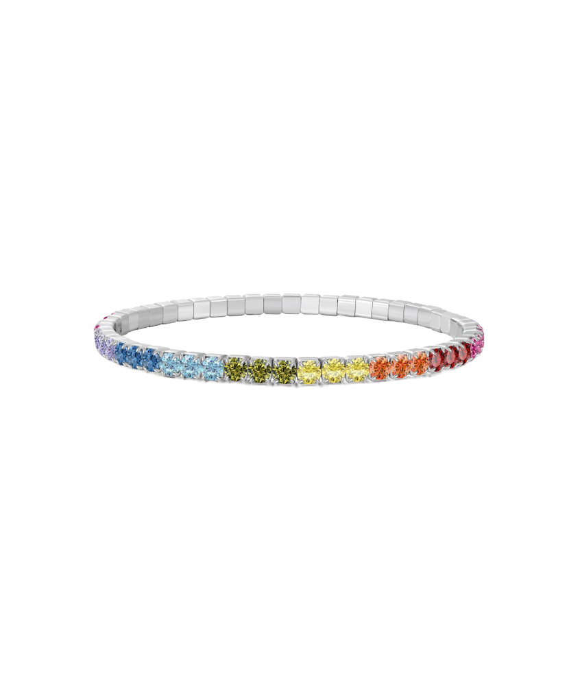 Sterling Silver bracelet with zircons