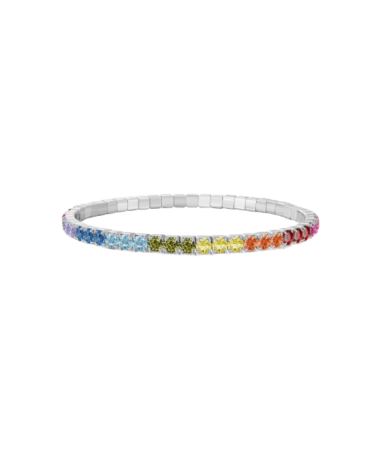 Sterling Silver bracelet with zircons