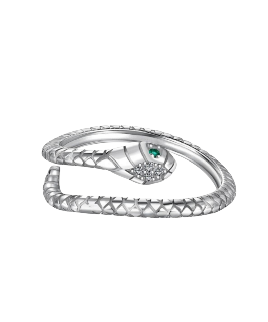 Sterling silver ring with zirconium
