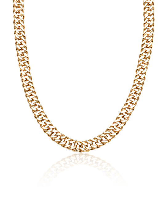 Gold “Rombo” chain 5 mm