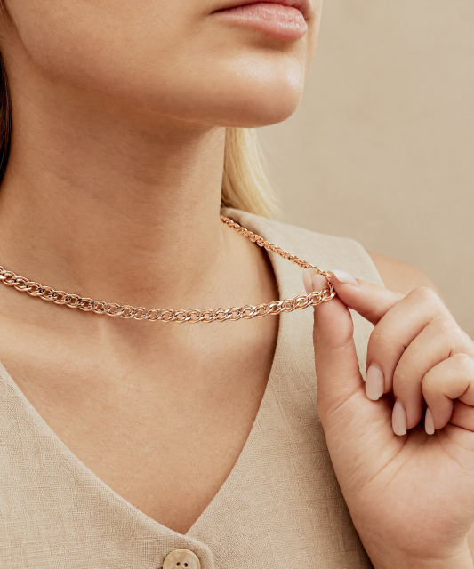 Gold “Mona Lisa” chain 6.2 mm