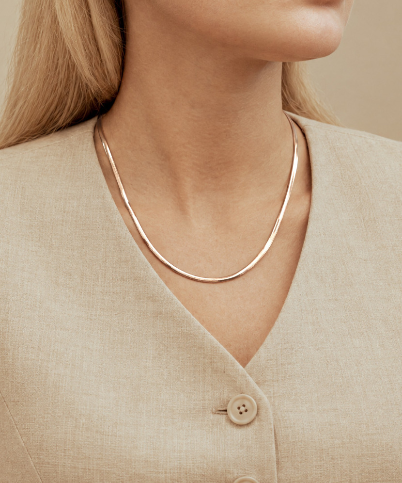 Gold “Snake” chain 3.4 mm
