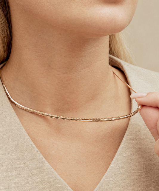 Gold “Snake” chain 3.4 mm