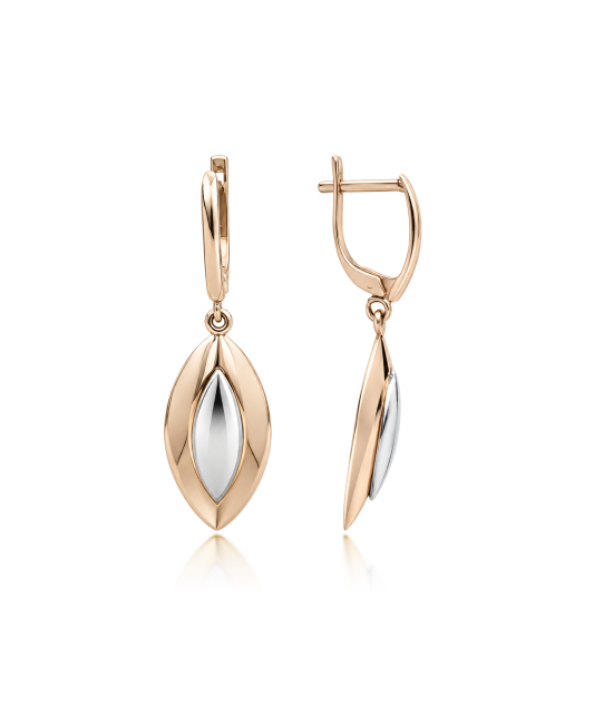 Gold earrings