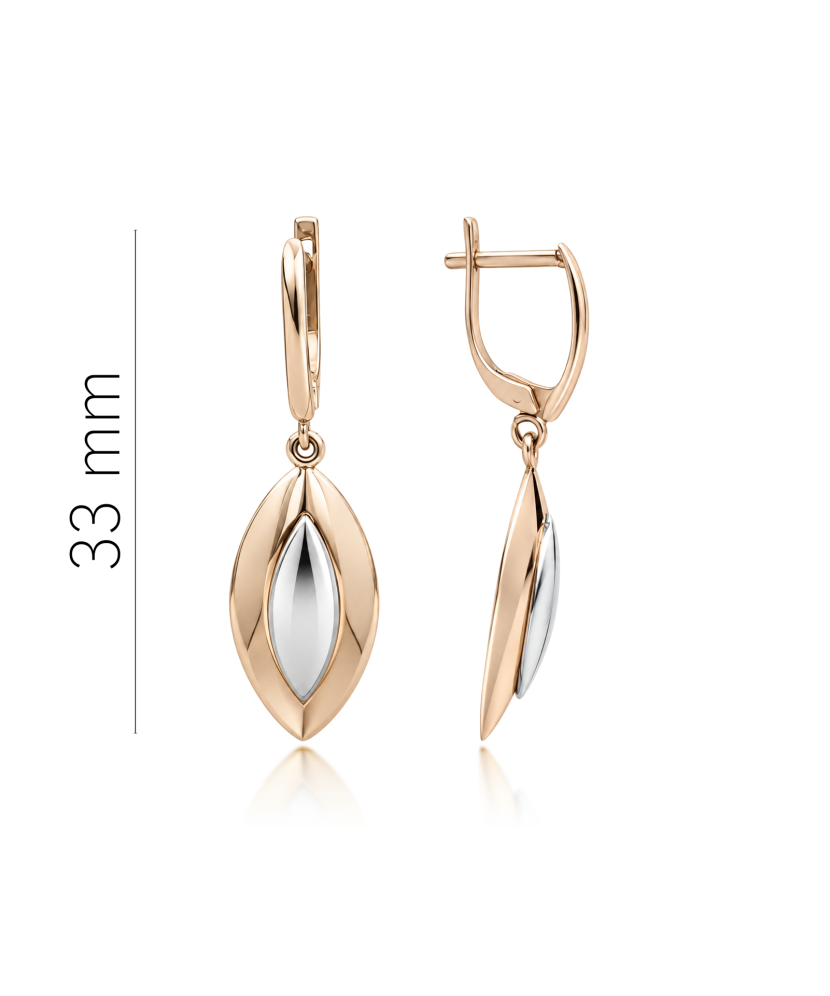 Gold earrings