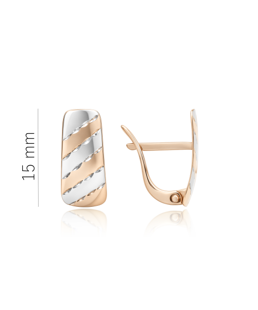 Gold earrings