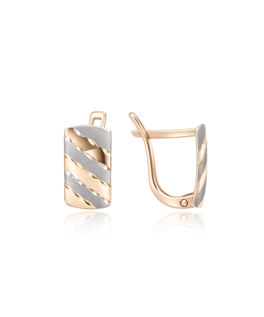 Gold earrings