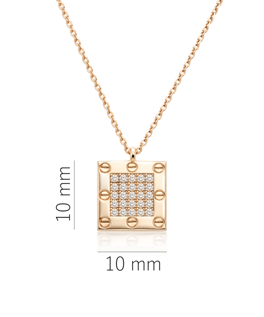 Gold chain with pendant