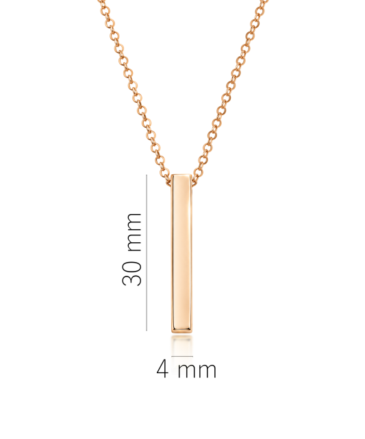 Gold chain with pendant